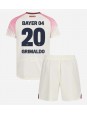 Billige Bayer Leverkusen Alejandro Grimaldo #20 Bortedraktsett Barn 2025-26 Kortermet (+ Korte bukser)